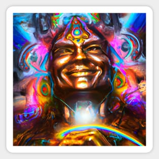 Techno-Shaman (5) Sticker